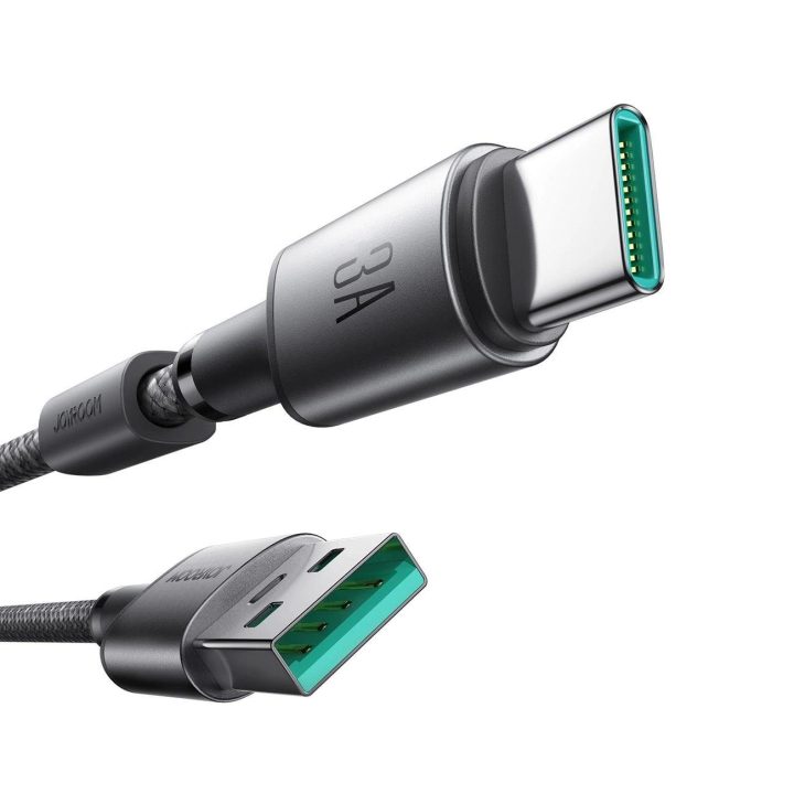 3A USB C laidas su magnetiniu organizatoriumi 1,2 m – pilkas