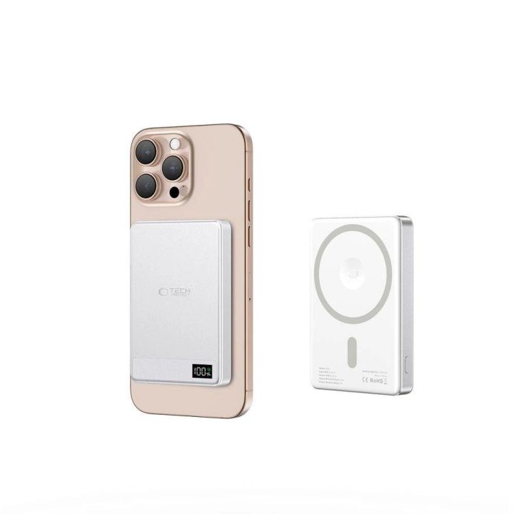Powerbank“ MagSafe 5000 mAh - sidabrinis
