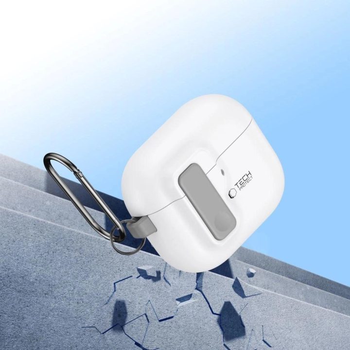 dėklas Slim Hook“ skirtas AirPods 4“ – baltas