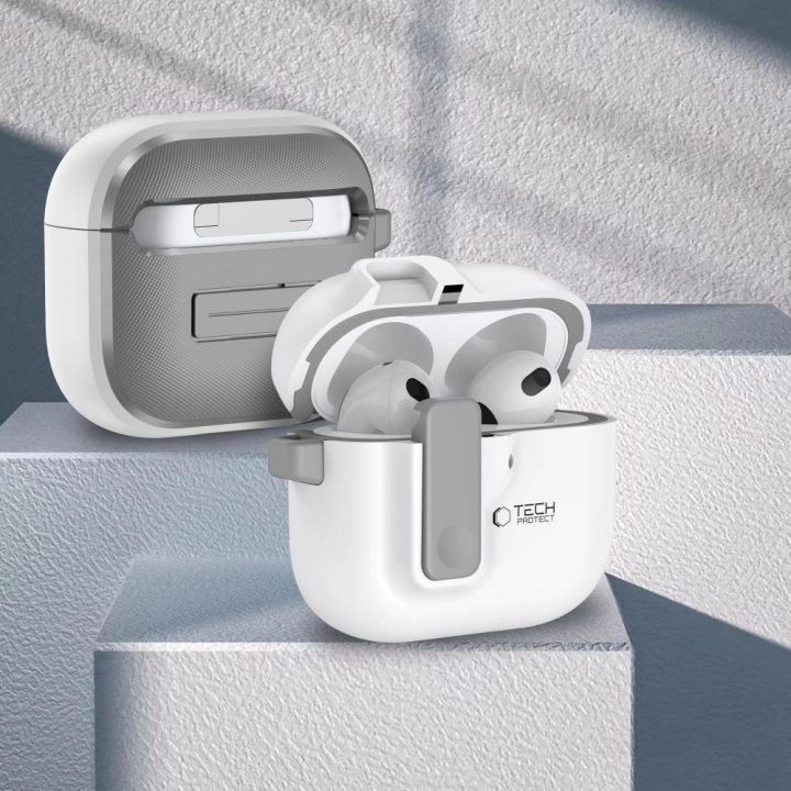dėklas Slim Hook“ skirtas AirPods 4“ – baltas