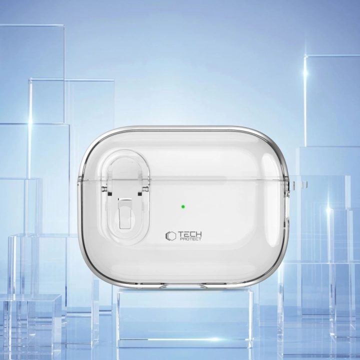 dėklas AirPods 1 / 2“ - permatomas