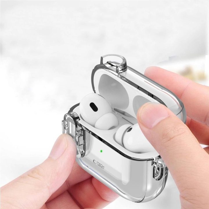 dėklas AirPods 1 / 2“ - permatomas