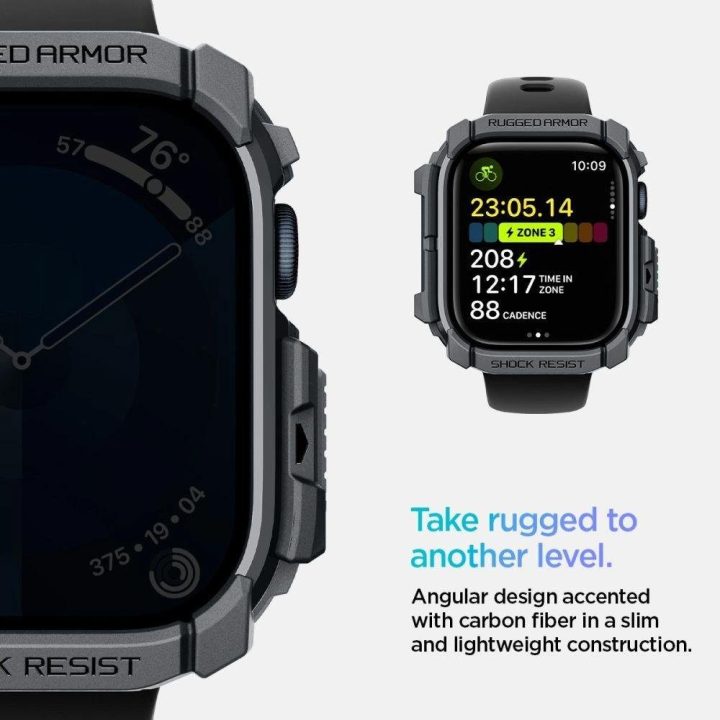 dėklas Apple Watch 10 46 mm – pilkas