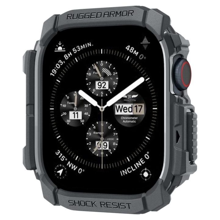 dėklas Apple Watch 10 46 mm – pilkas