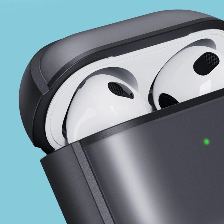 dėklas AirPods 4 ausinukams – pilkas