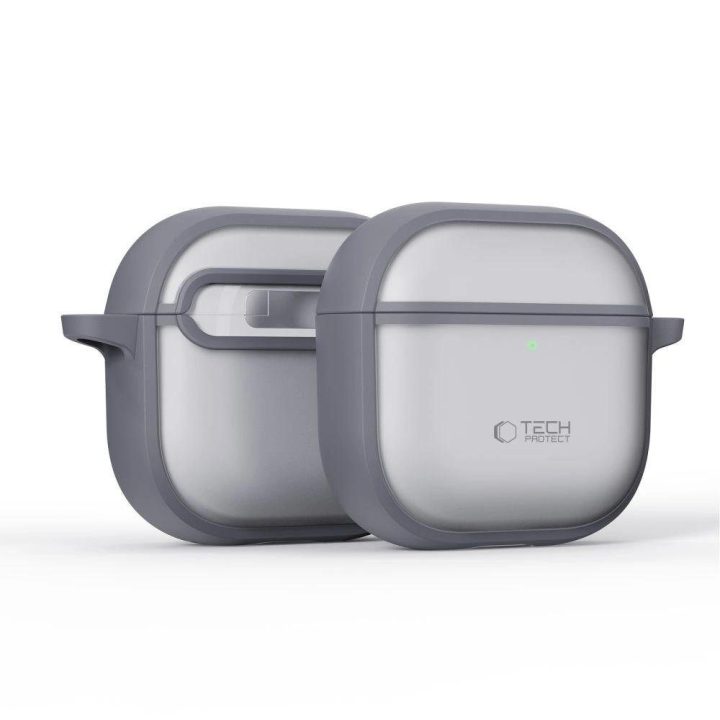 dėklas AirPods 4 ausinukams – pilkas