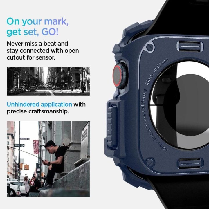 dėklas Apple Watch 10“, 46 mm – tamsiai mėlynas