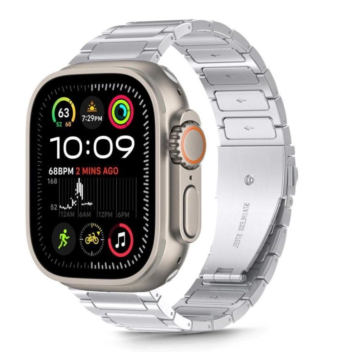 Steel Apyrankė Apple Watch 44 / 45 / 46 / 49 mm - Sidabrinė