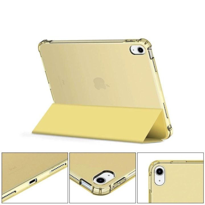 Dėklas iPad 10 / 2022 - geltona - permatoma