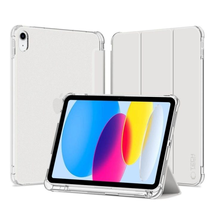 Hibridinis dėklas iPad 10 / 2022 - Pilkas - Skaidrus