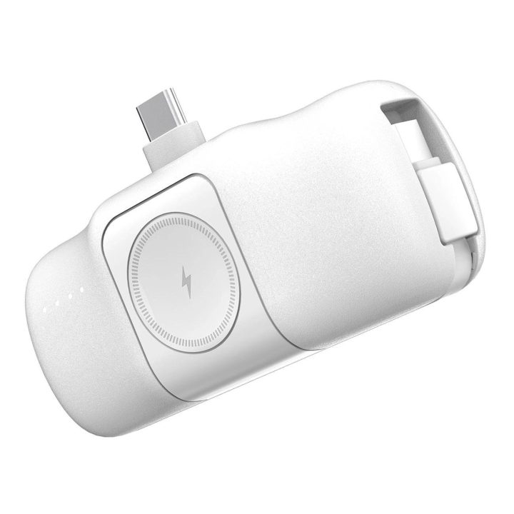 “ WF16 C kabeliu ir įkrovikliu Apple Watch“ – baltas