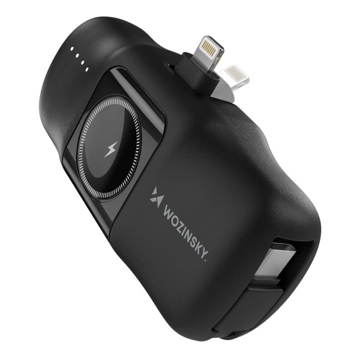 WF16 C kabeliu ir Apple Watch“ įkrovikliu – juodas