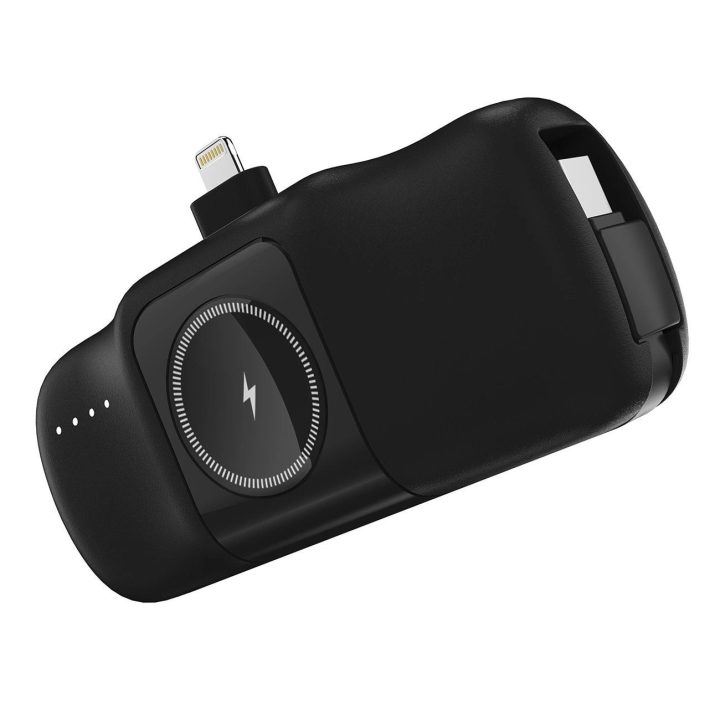 WF16 C kabeliu ir Apple Watch“ įkrovikliu – juodas