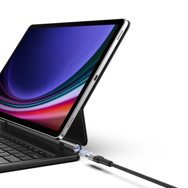 klaviatūros dėklas (MK serija) su klaviatūra su Bluetooth Samsung Galaxy Tab S9+ / S8+ / S7+ - juodas