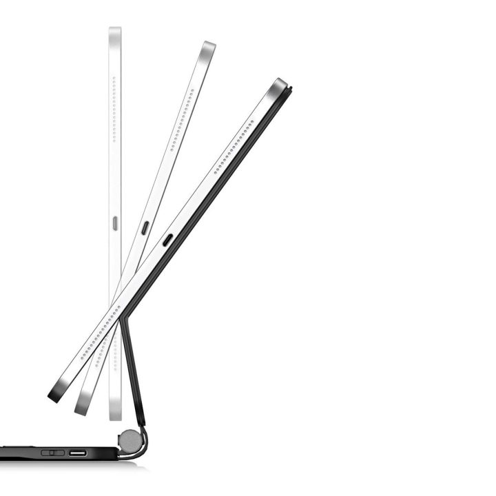 klaviatūros (MK serija) dėklas su Bluetooth“ klaviatūra iPad Pro 11“ 2024 m. - juodos spalvos