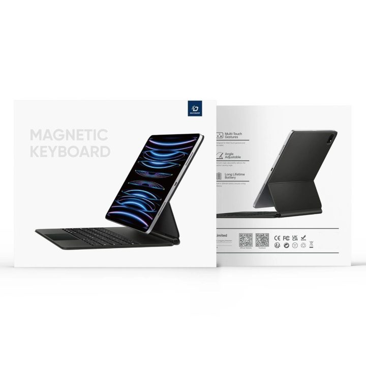 klaviatūros (MK serija) dėklas su Bluetooth“ klaviatūra iPad Pro 11“ 2024 m. - juodos spalvos