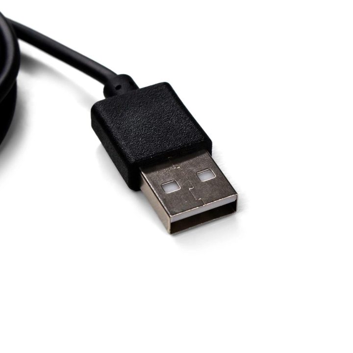 Garmin“ išmaniųjų laikrodžių magnetinis įkroviklis su USB-A – juodas