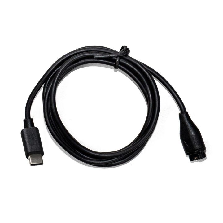 Magnetinis kroviklis Garmin išmaniesiems laikrodžiams su USB-C - juodas