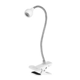 Švytintis UV LED gyvatės formos stalinis šviestuvas, baltos spalvos