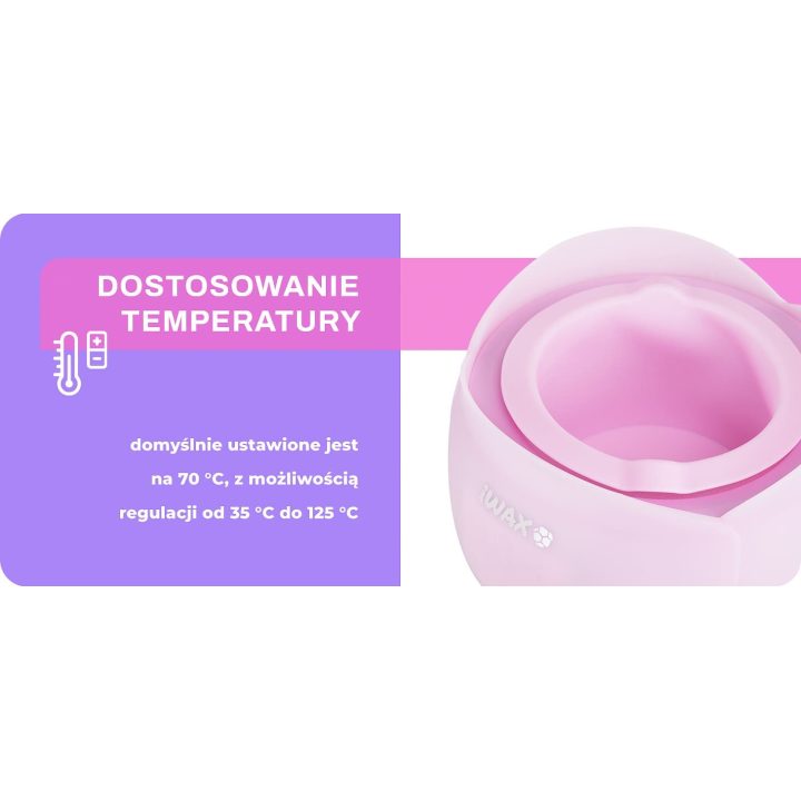 vaško šildytuvas iWax Flower“ 40 W 450 ml rožinis