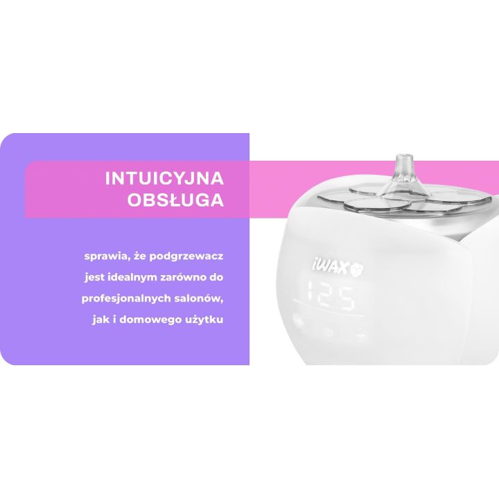 vaško šildytuvas IWax flower 40 W 450 ml baltas