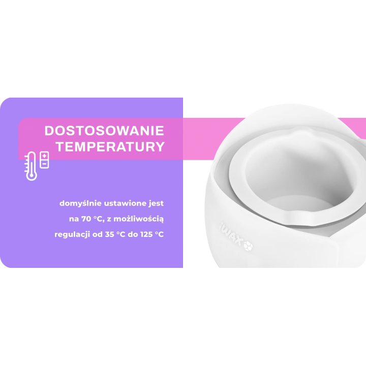 vaško šildytuvas IWax flower 40 W 450 ml baltas