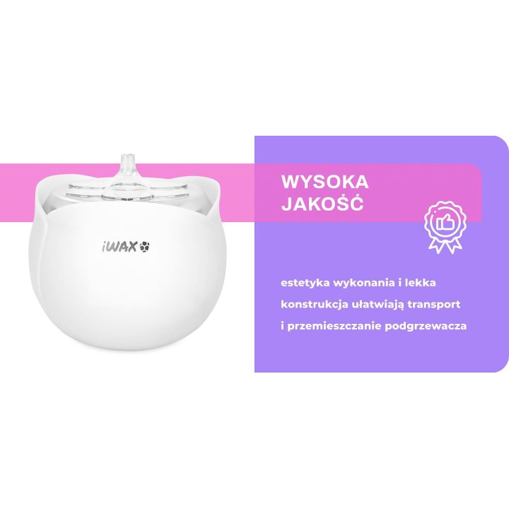 vaško šildytuvas IWax flower 40 W 450 ml baltas