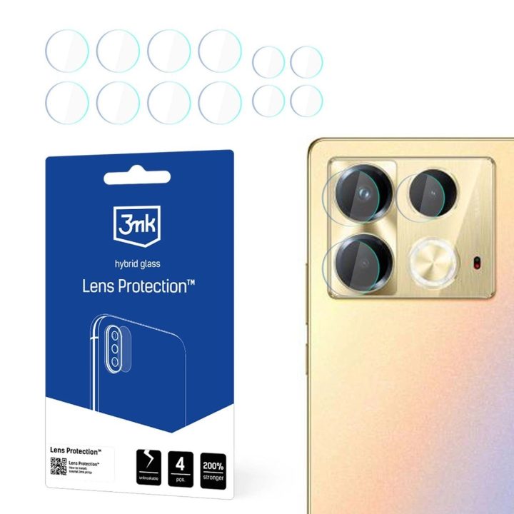 Lens Protection™ hibridinis fotoaparato stiklas skirtas Infinix Note 40 - skaidrus