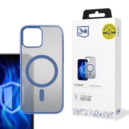 Frosty MagCase mėlynas dėklas Apple iPhone 15 - skaidrus