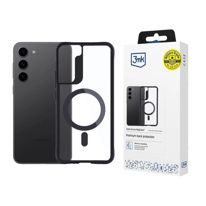 Telefono dėklas Samsung Galaxy S23 5G - permatomas