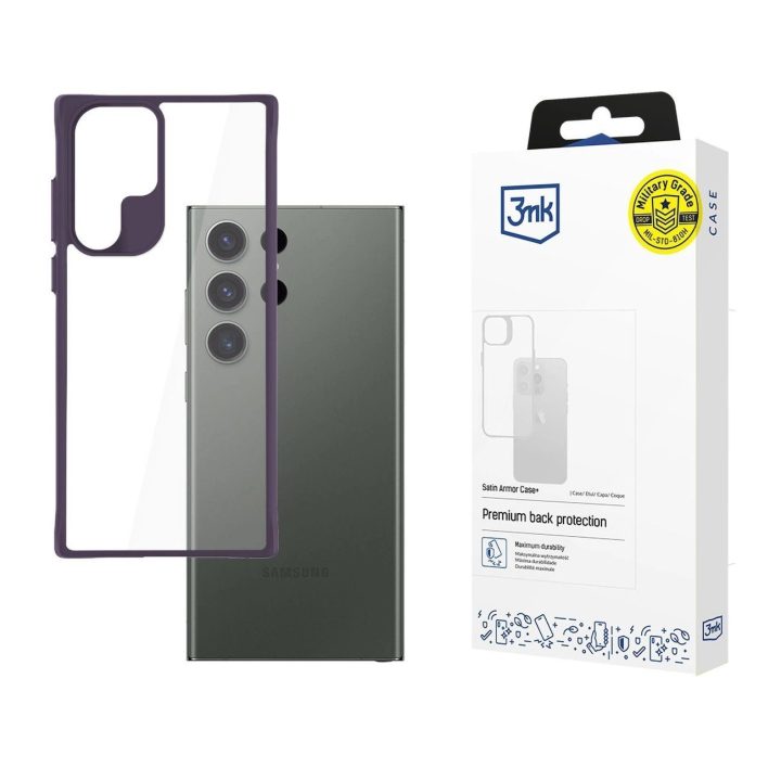 Telefono dėkliukas skirtas Samsung Galaxy S24 Ultra“ – skaidrus