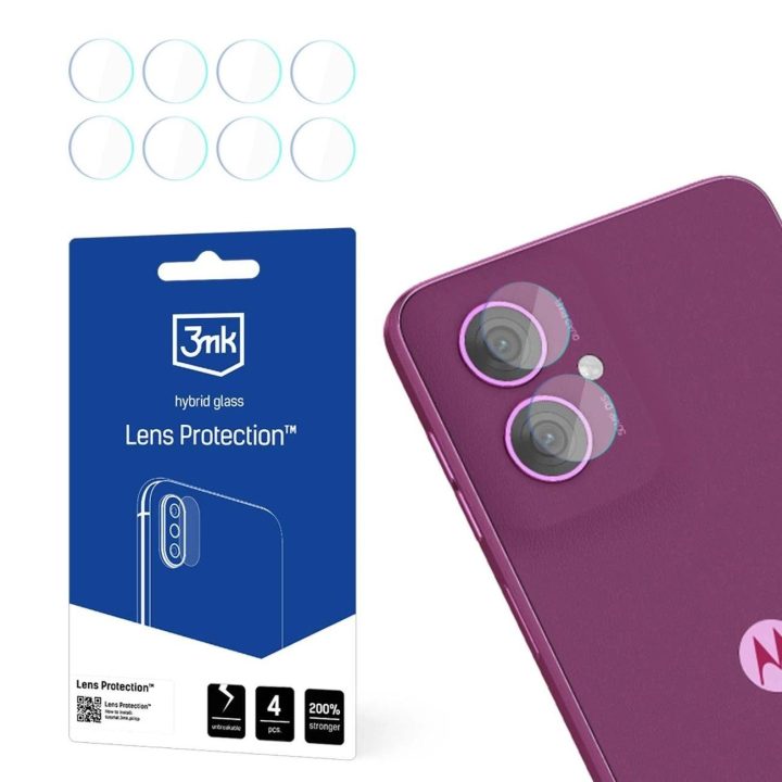 hibridinė Hybrid Camera Glass“ lęšio apsauga skirta Motorola Moto G55 5G“