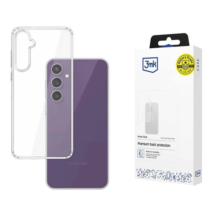 Telefono dėklas Samsung Galaxy S24 FE - skaidrus