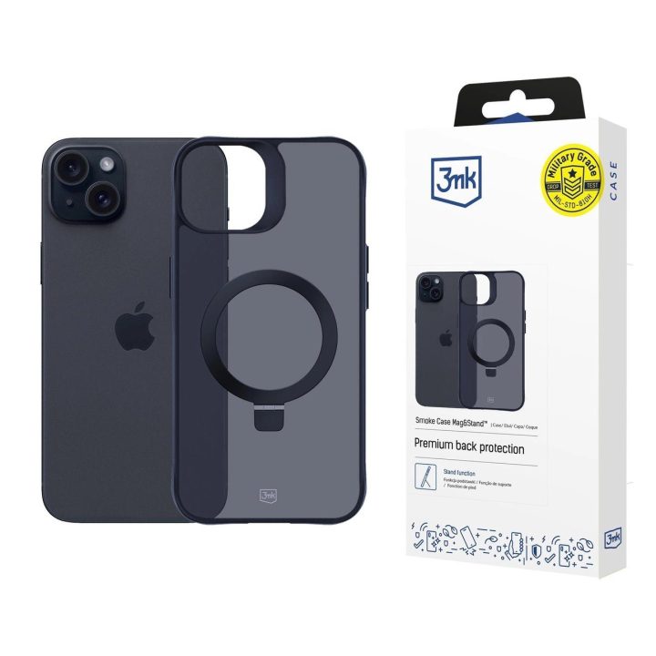 Dėklas skirtas Apple iPhone 15 plus - juodos spalvos