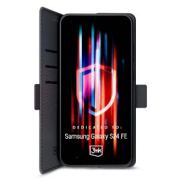 piniginė tipo dėklas Samsung Galaxy S24 FE“ – juoda