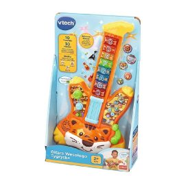 Linksma tigro gitara