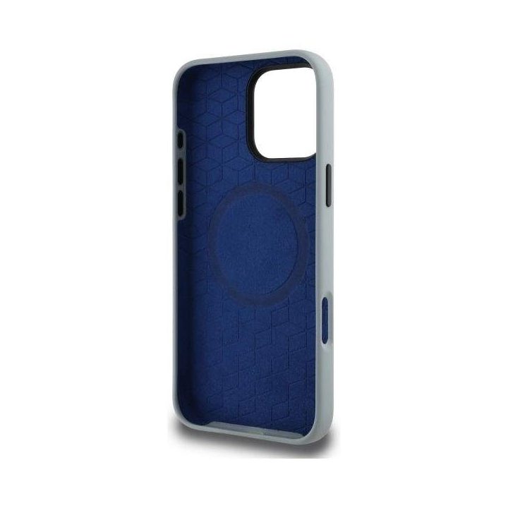 Telefono dėklas BMW silikoninis MagSafe dėklas iPhone 16 Pro Max“ – pilkos spalvos
