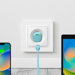 20W GaN USB-C sieninis įkroviklis – Žalias