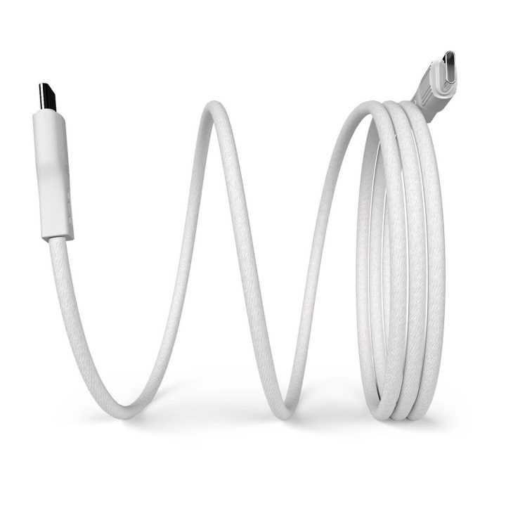 USB C 60 W USB 3.2 (20 Gbps) 1 m magnetinis kabelis – baltas