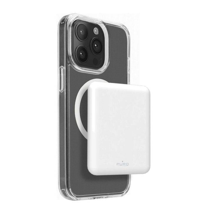 5000mAh Powerbankas su MagSafe USB-C - balta