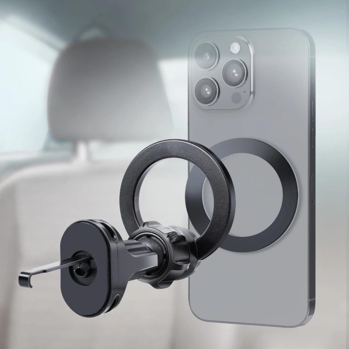 Laikiklis išmaniesiems telefonams, suderinamas su MagSafe – juodas