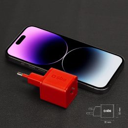 20W GaN akumuliatoriaus įkroviklis – Ypač greitas įkrovimas naudojant Power Delivery Red“