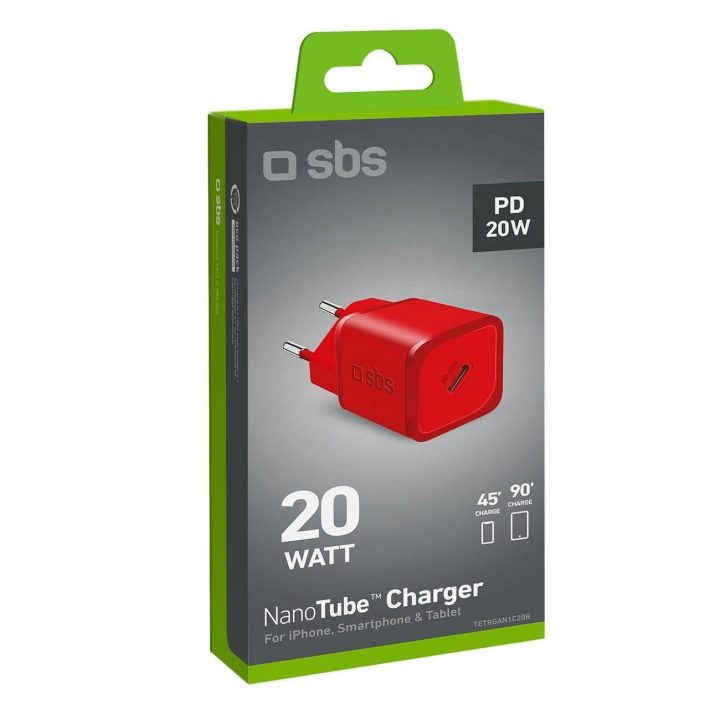20W GaN akumuliatoriaus įkroviklis – Ypač greitas įkrovimas naudojant Power Delivery Red“