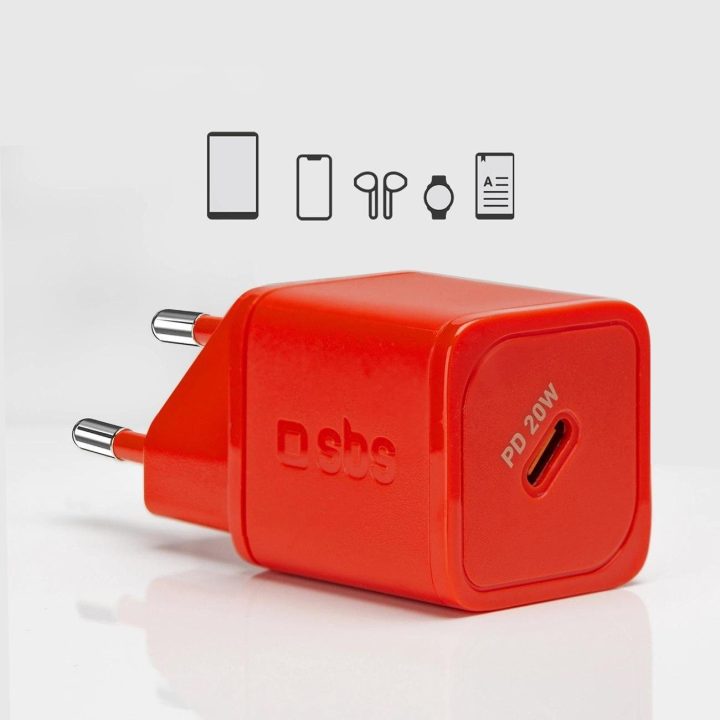 20W GaN akumuliatoriaus įkroviklis – Ypač greitas įkrovimas naudojant Power Delivery Red“