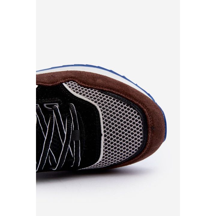 Vyriški sportbačiai Big Star NN174322 Memory Foam System Brown-Black