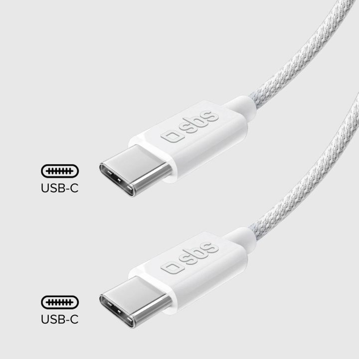 Tekstilinis laidas su USB C 1,5 m 60 W pilka