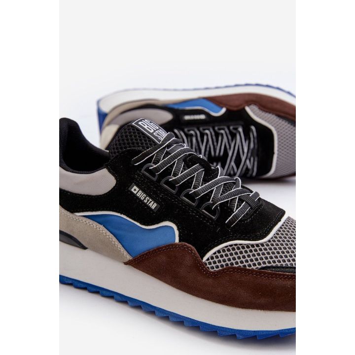 Vyriški sportbačiai Big Star NN174322 Memory Foam System Brown-Black