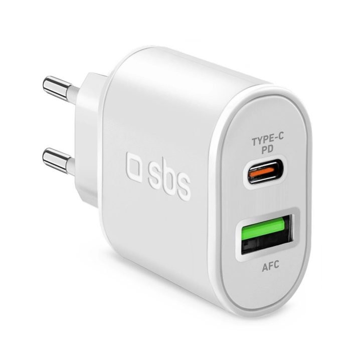 20 W pakrovėjas su USB C ir Power Delivery“ — baltas