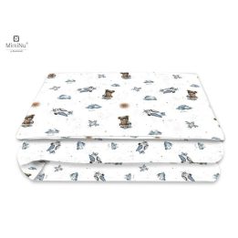 KIECZMERSKI Patalynės komplektas 2-jų dalių 135x100 cm MIMINU DESIGN Lokiai mėlyna medvilnė 100 %
