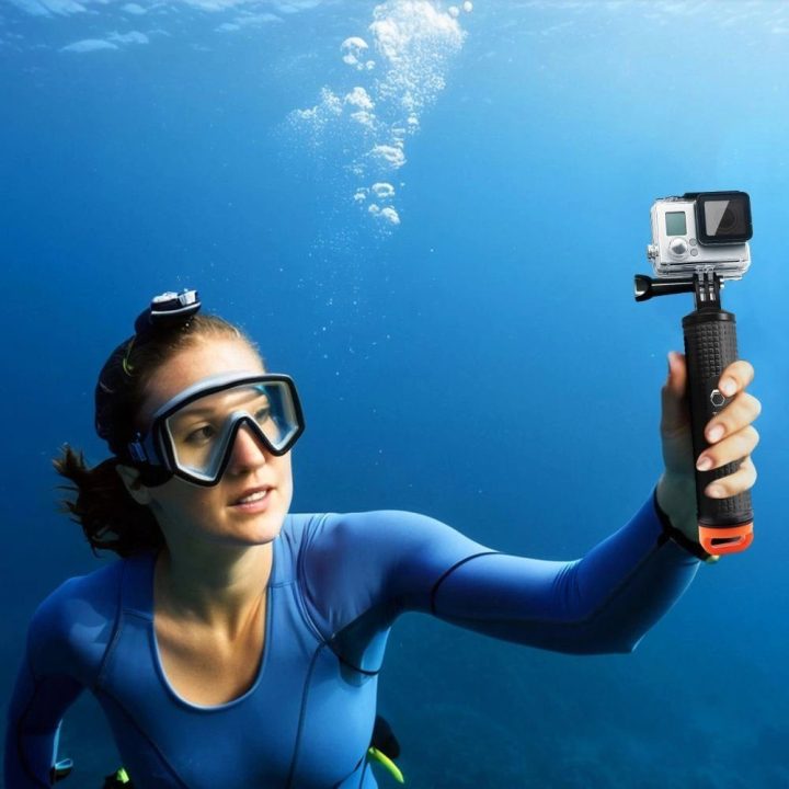 GA100 rankena GoPro“ / DJI kameroms, juoda spalva